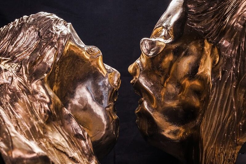 An extremely exotic flower that grows in the garden but does not belong to this world